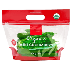 produce bag mini cucumbers